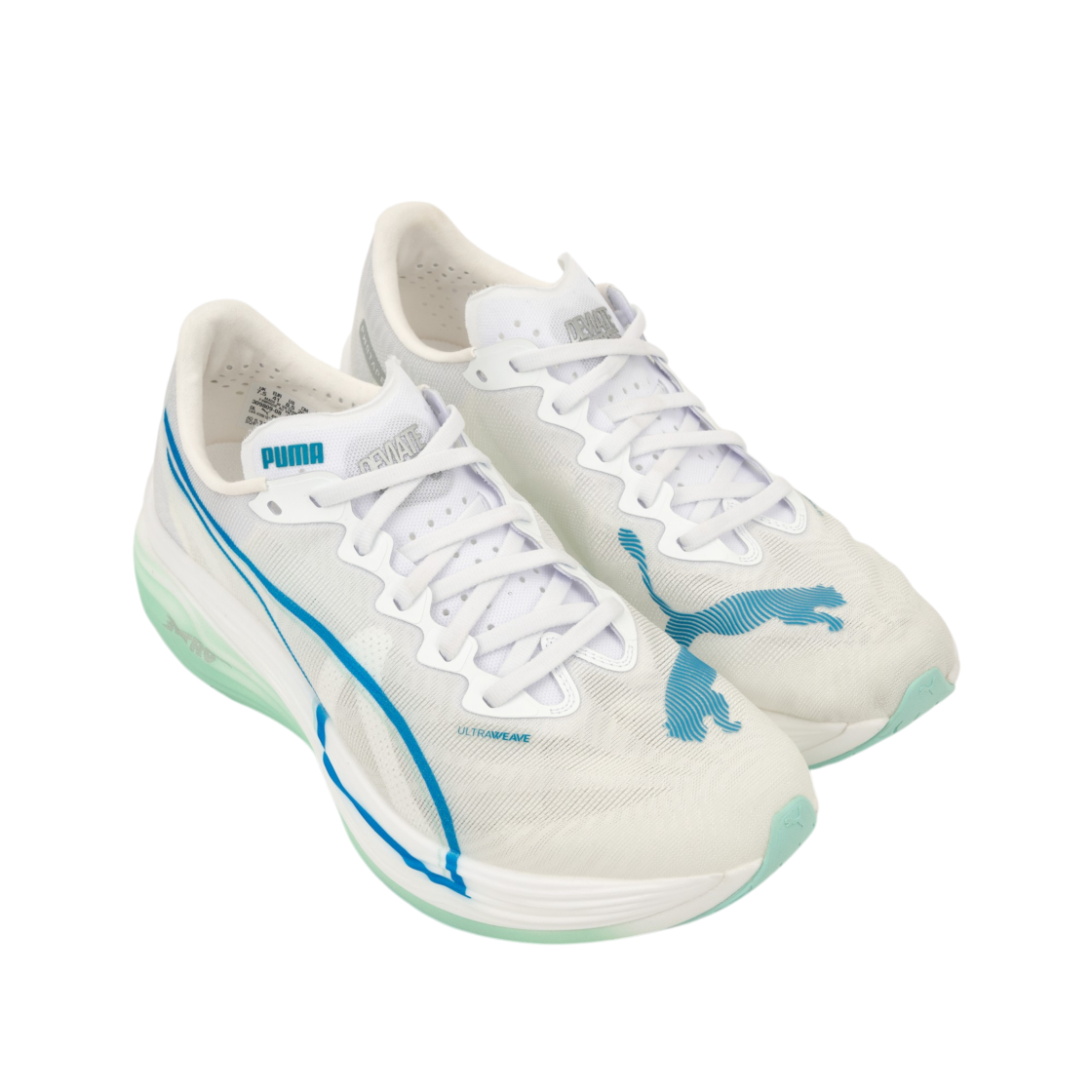 푸마 디비에이트 나이트로 엘리트 3 화이트 스피드 블루(Puma Deviate Nitro Elite 3 White Speed Blue) - 4