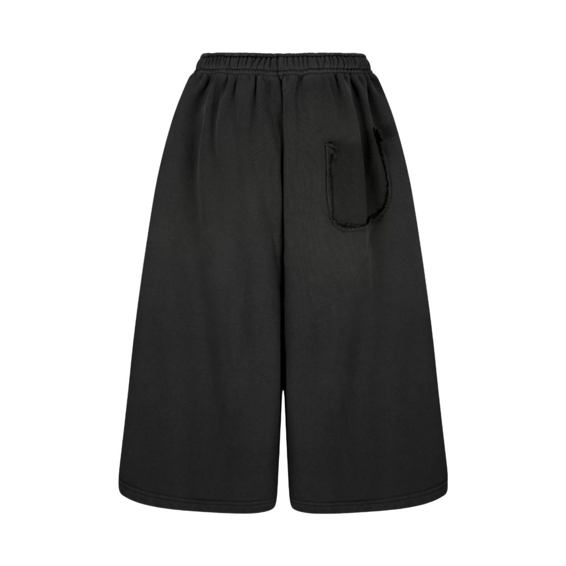 랑거 언패치드 디스트레스 버뮤다 팬츠 블랙(Langer Unpatched Distressed Bermuda Pants Black) - 2