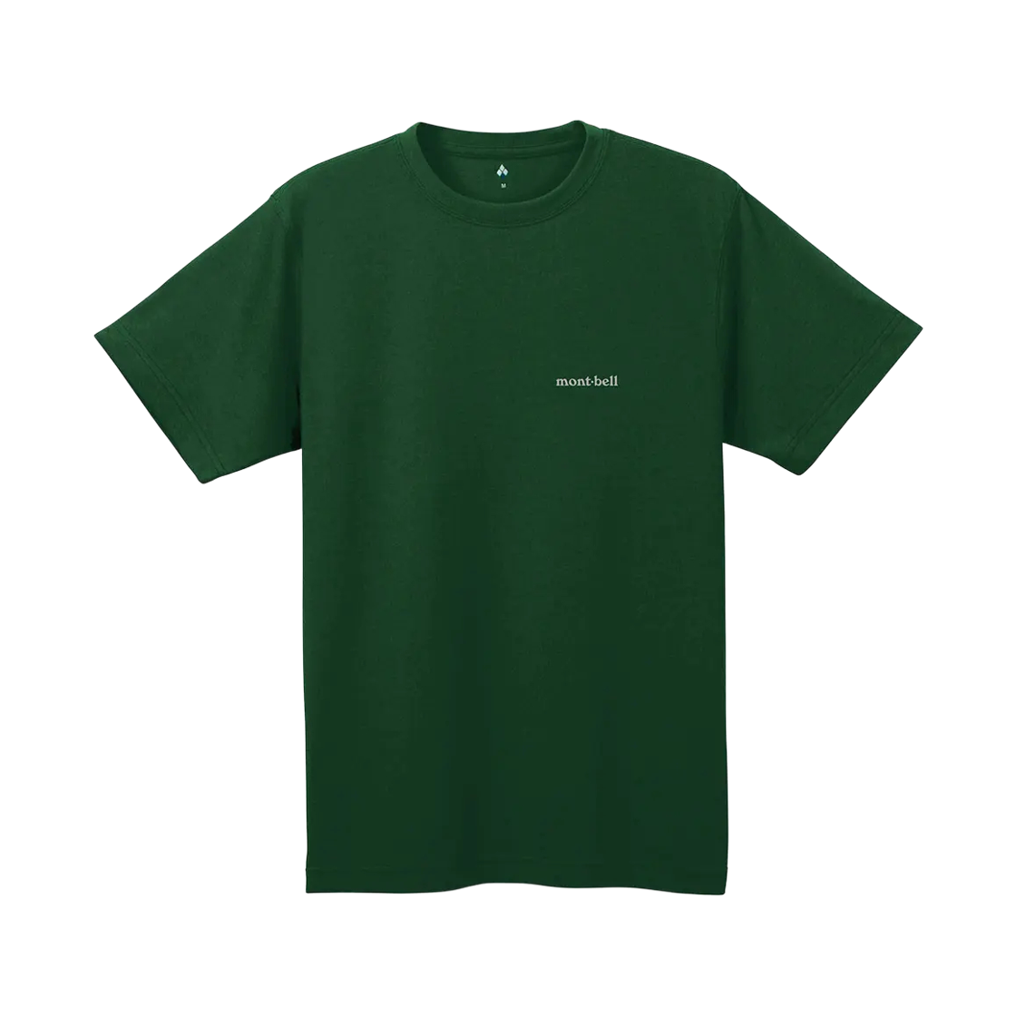 2304545 Montbell Wickron One Point Logo T-Shirt Dark Green