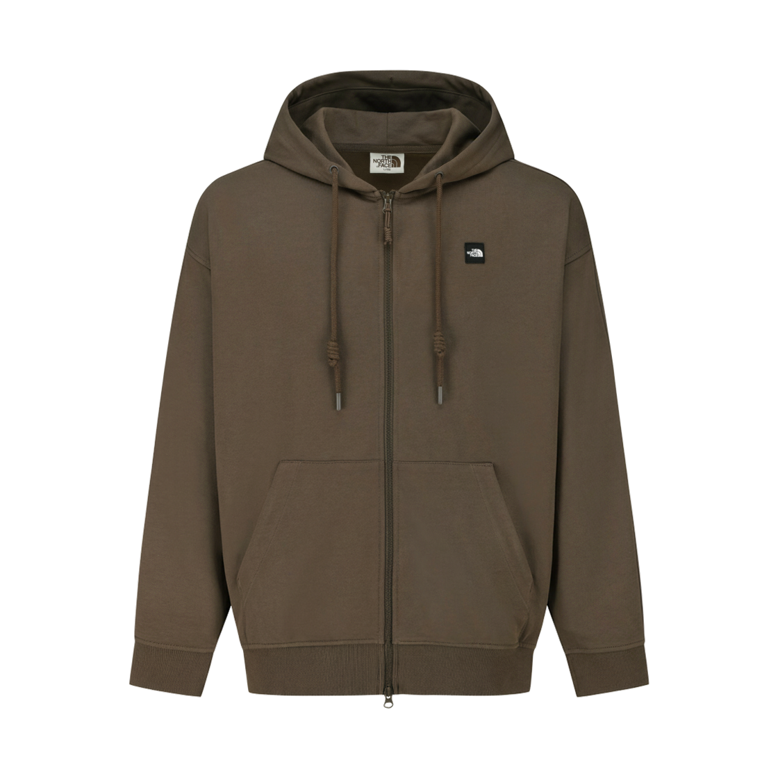 NJ5JS50L The North Face White Label Hood Zip Up Deep Taupe - 26FW