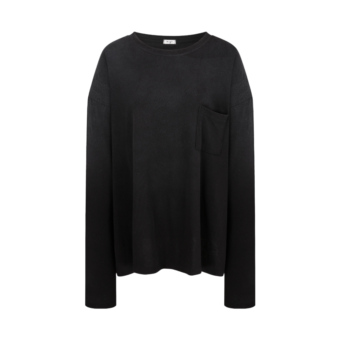 랑거 그런지 포켓 롱 슬리브 티셔츠 블랙(Langer Grunge Pocket Long Sleeve T-shirt Black)