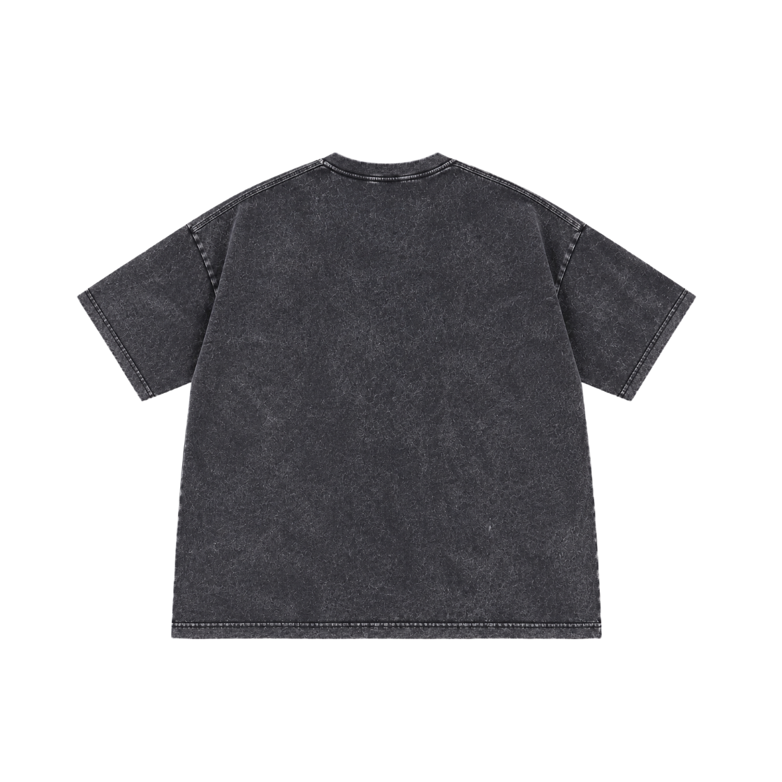 슬로우스텝 SP2606 빈티지 마운틴 고트 그래픽 피그먼트 오버핏 반팔티 블랙(SLOWSTEP SP2606 Vintage Mountain Goat Graphic Pigment Oversized T-Shirt Black) - 2