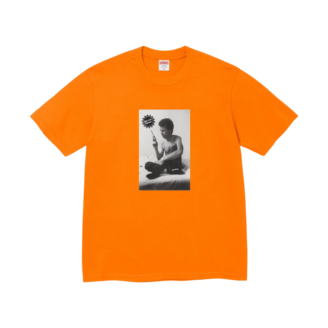 - Supreme x Larry Clark Gun T-Shirt Orange - 26FW