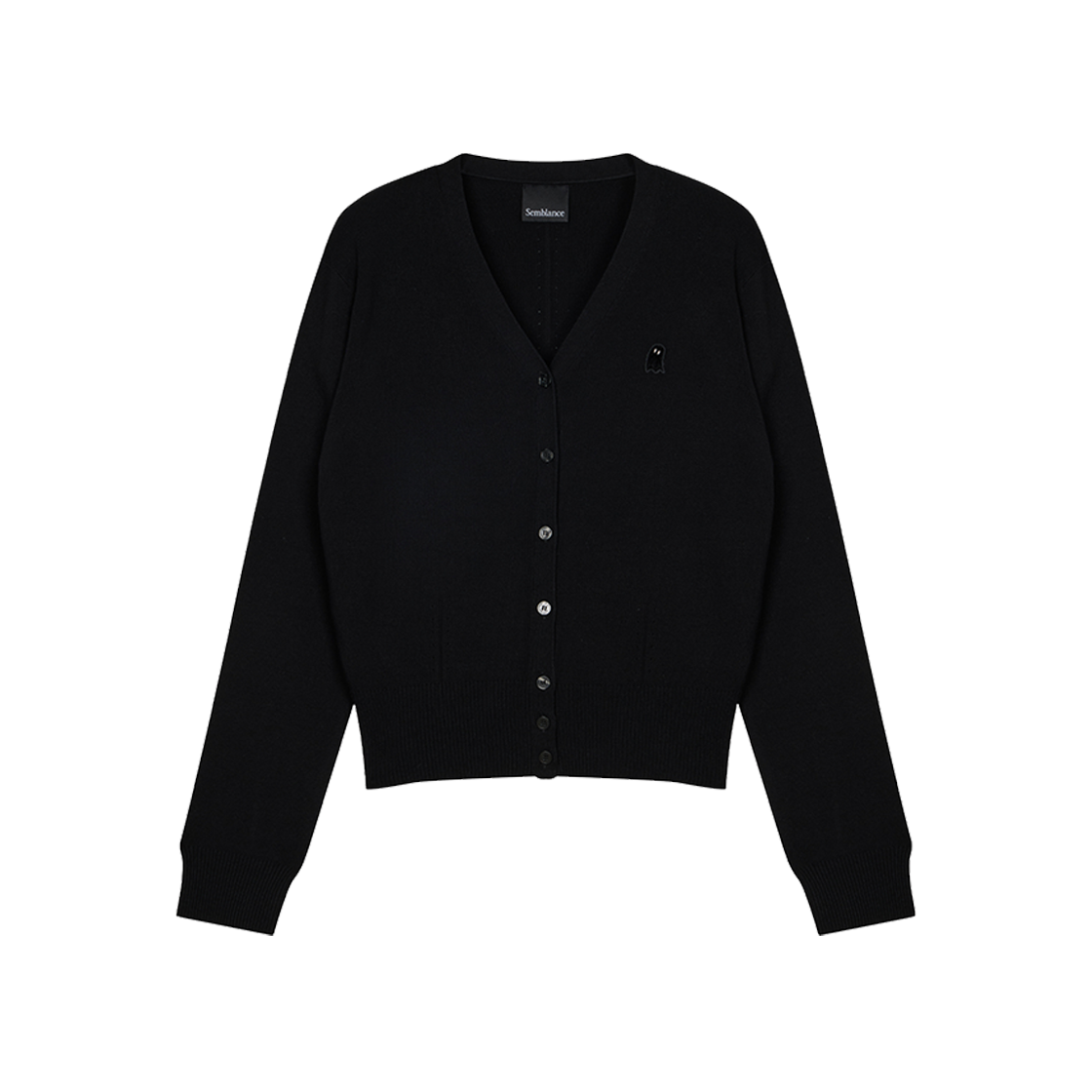 ZI4KT809BK ZIOSONGZIO SEMBLANCE WOMAN SLIM KNIT CARDIGAN BLACK