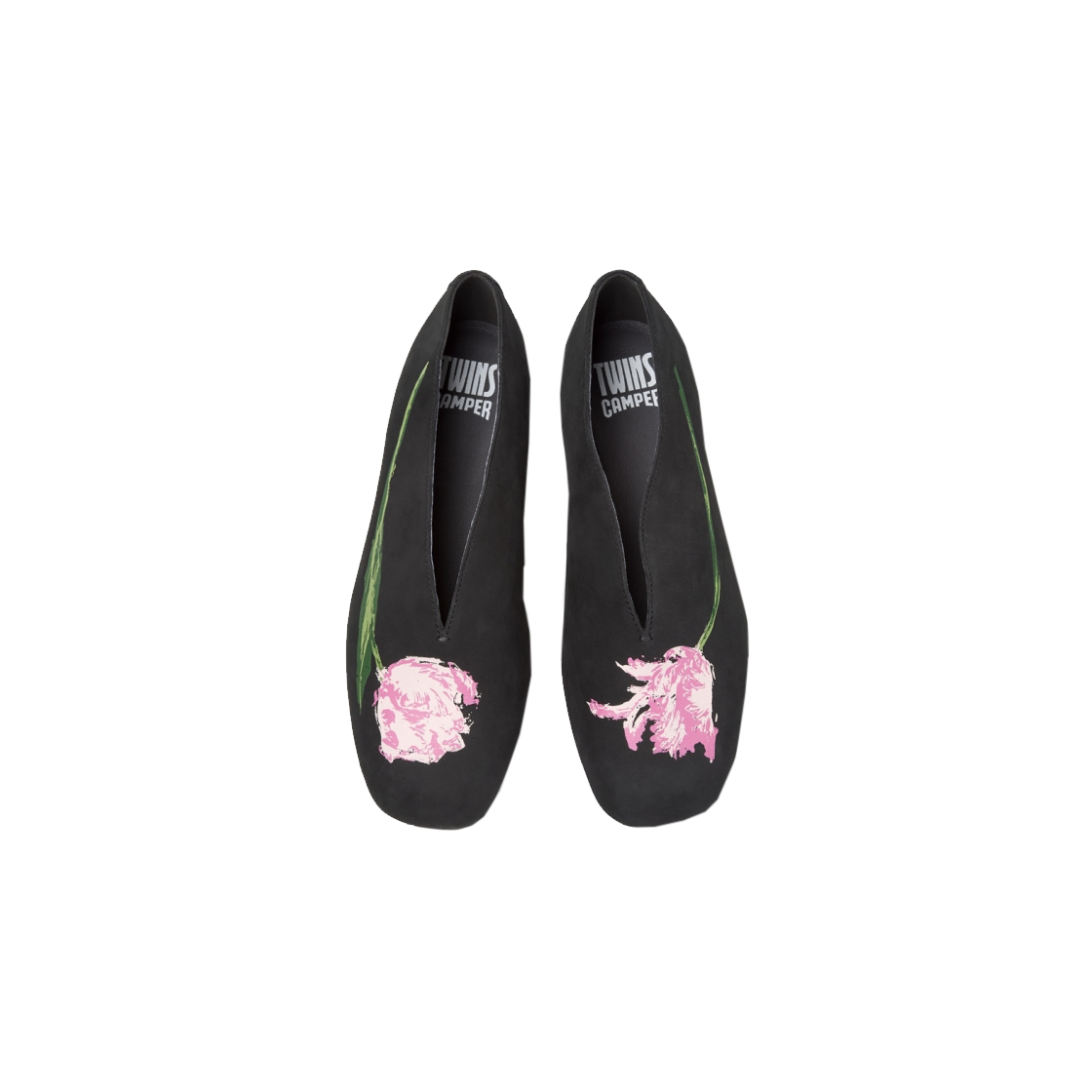 캠퍼 여성 카시미라 플랫슈즈 블랙(Camper Woman Casi Myra Twins Flat Black) - 3