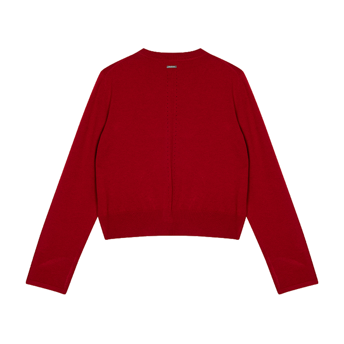 지오송지오 셈블런스 우먼 슬림 카라리스 가디건 레드 ZI4KT804RE(ZIOSONGZIO SEMBLANCE WOMAN SLIM COLLARLESS CARDIGAN RED) - 2