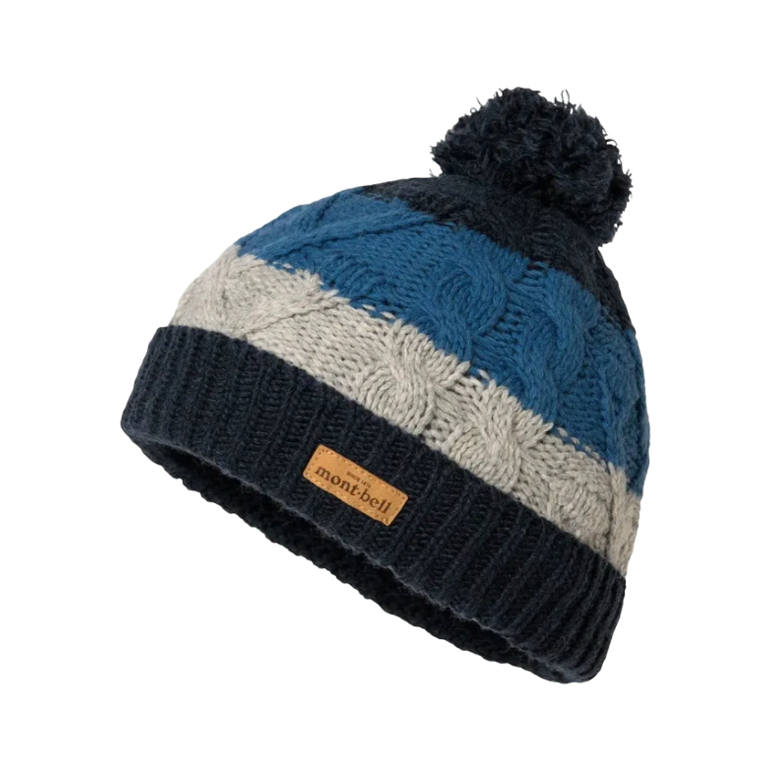 1118568 (Kids) Montbell Cable Knit Watch Cap Navy