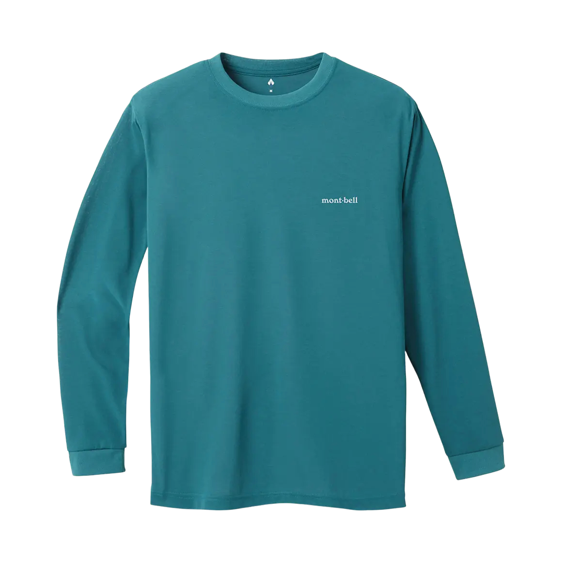 2304465 Montbell Wickron Long Sleeve T-Shirt Blue Green