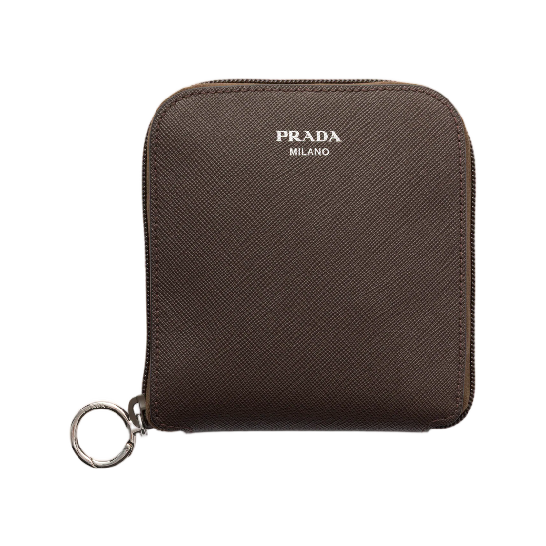 1TT330-K0Q-F0038 Prada Saffiano Leather Pendant with Re-Nylon Tote Bag Sienna