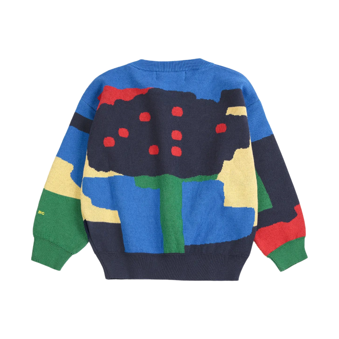 (키즈) 보보쇼즈 페인트 포레스트 올 오버 자카드 점퍼 멀티컬러((Kids) Bobo Choses Paint Forest All Over Jacquard Jumper Multicolor) - 2
