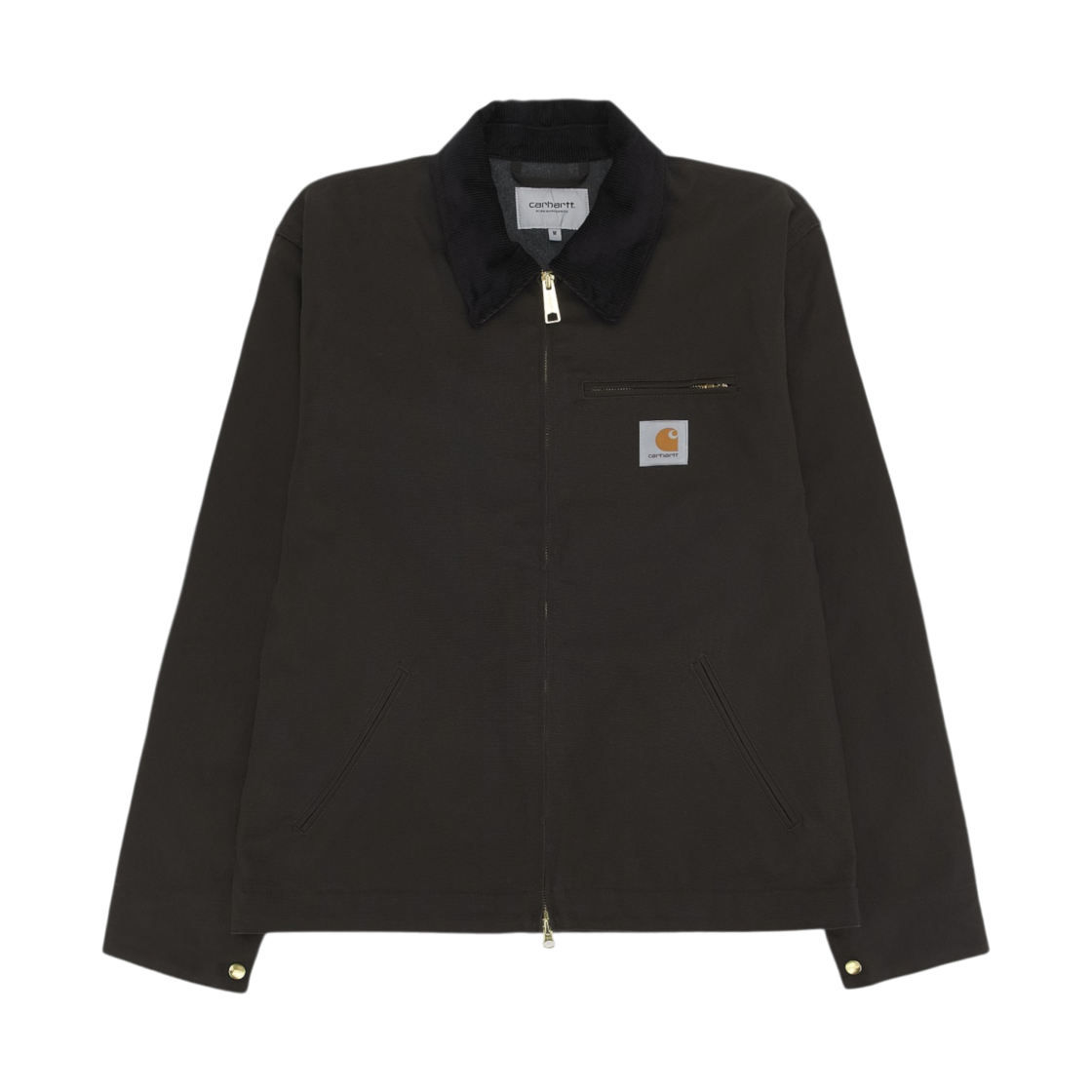 I015264-1YL-01 Carhartt WIP Detroit Jacket Tobacco Black Rigid - Winter