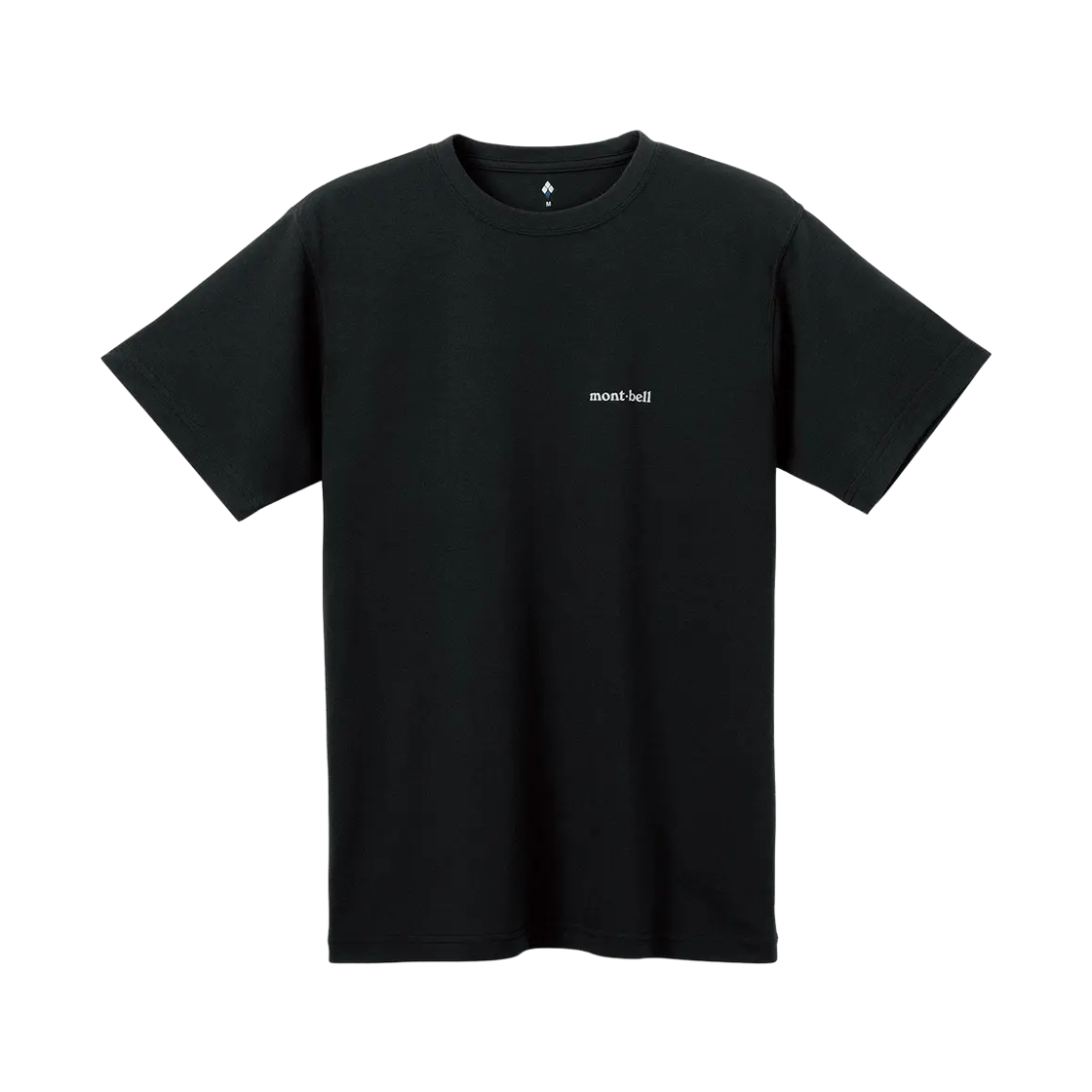 2304545 Montbell Wickron One Point Logo T-Shirt Black