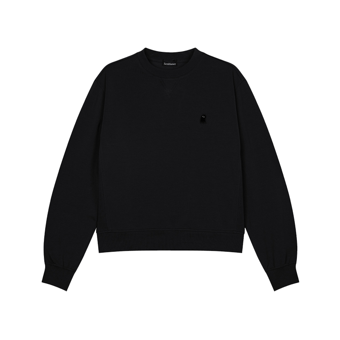 지오송지오 셈블런스 우먼 포에트리 크롭 스웻셔츠 블랙 ZI4TS804BK(ZIOSONGZIO SEMBLANCE WOMAN POETRY CROP SWEATSHIRT BLACK) - 2