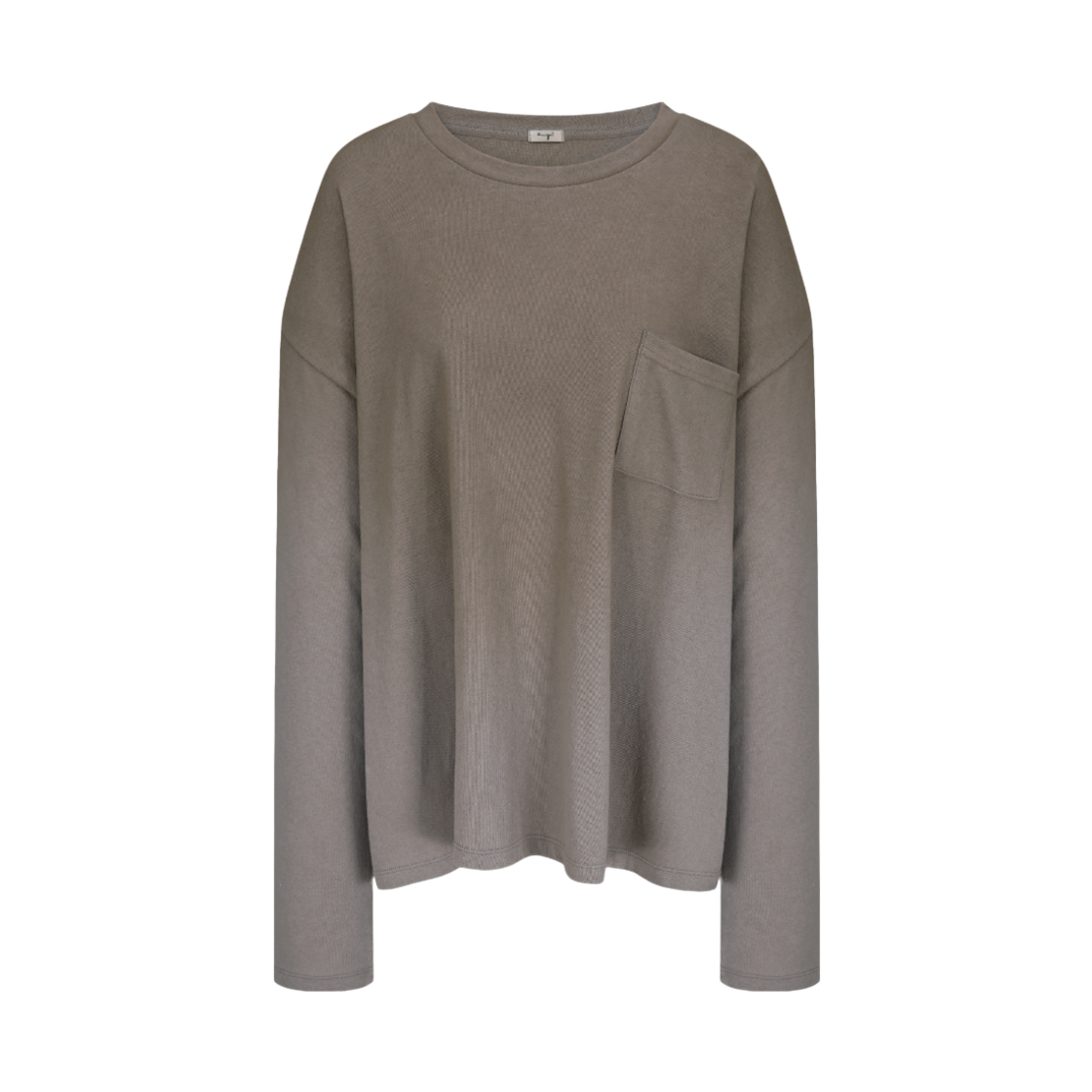 랑거 그런지 포켓 롱 슬리브 티셔츠 베이지(Langer Grunge Pocket Long Sleeve T-shirt Beige)