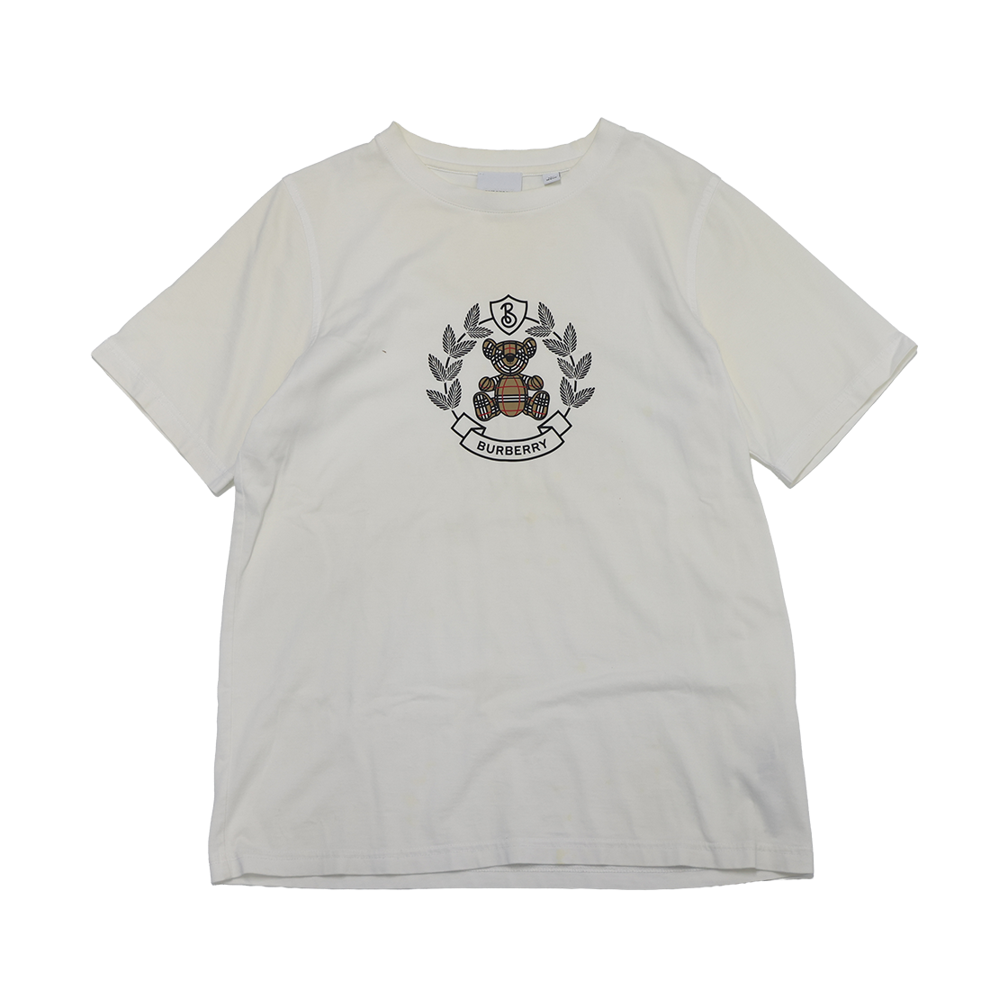 ITSA3GESRMIW Burberry Thomas Bear Print T-Shirt White