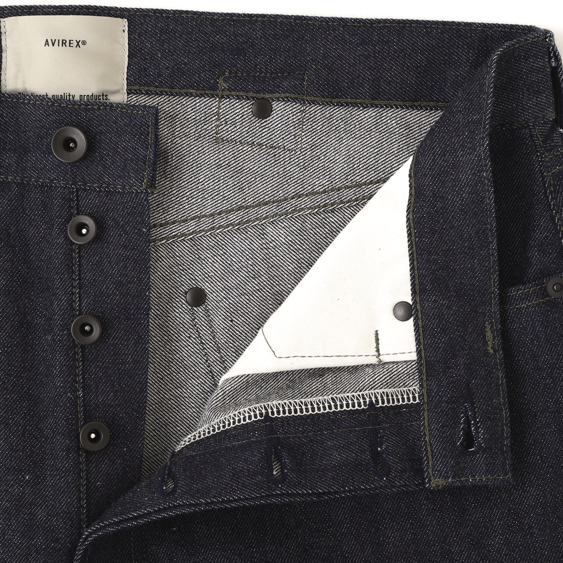 [예약배송] 아비렉스 헤리티지 타입 1 나일론 팬츠 세이지([예약배송] Avirex Heritage Denim Type-1 "Nylon" Pants Sage) - 3