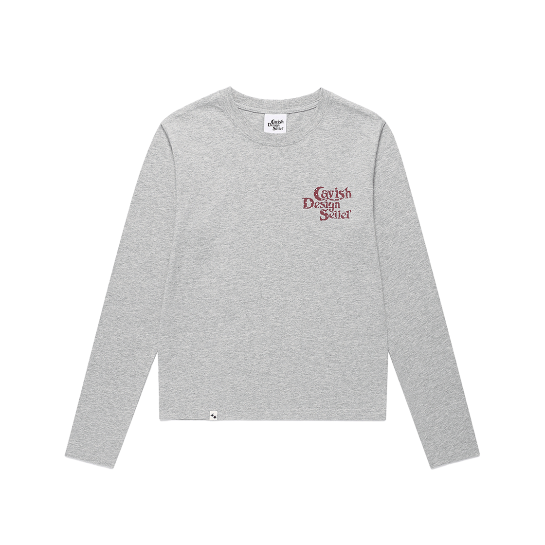 카비시 스타 셀러 로고 LS 티셔츠 그레이(CAVISH Star Seller Logo LS Tee Grey) - 2