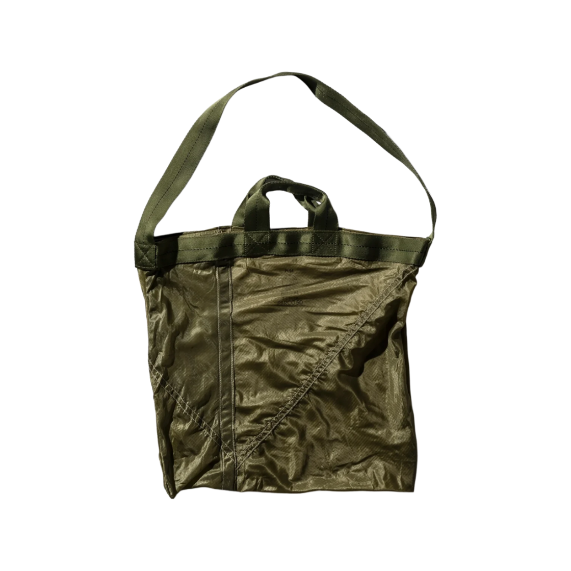 푸에브코 빈티지 파라슈트 라이트 투웨이 백 올리브 - 26FW(Puebco Vintage Parachute Light 2Way Bag Olive - 26FW)