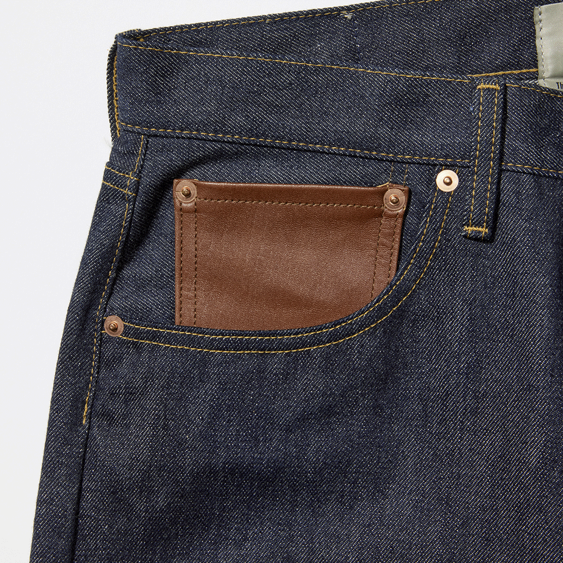 [예약배송] 아비렉스 헤리티지 타입 2 레더 팬츠 브라운([예약배송] Avirex Heritage Denim Type-2 "Leather" Pants Brown) - 4
