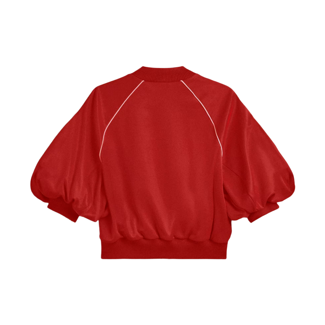 (W) 아디다스 x 시몬 로샤 오리지널스 슈퍼스타 트랙탑 베러 스칼렛 - KR 사이즈((W) Adidas x Simone Rocha Originals Superstar Track Top Better Scarlet - KR Sizing) - 2