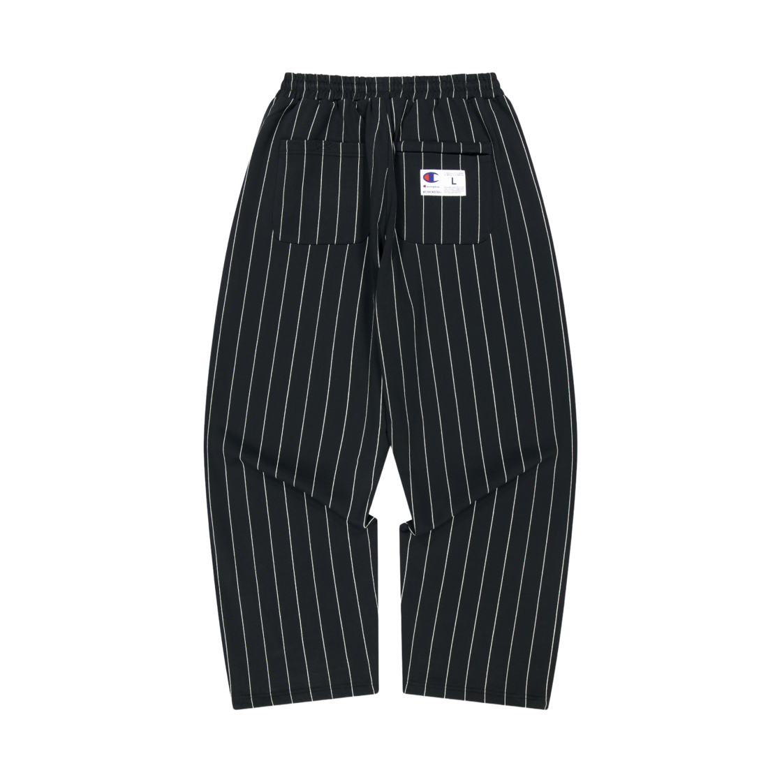 WS2604PT02BK WKNDRS x Champion Striped Sweat Pants Black
