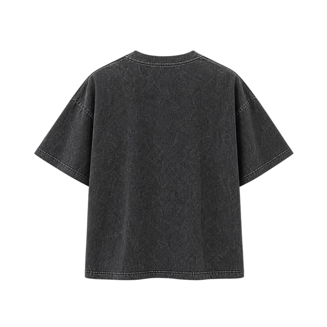 슬로우스텝 SP26072 빈티지  바코드 그래픽 피그먼트 오버핏 반팔티 블랙(SLOWSTEP SP26072 Vintage Barcode Graphic Pigment Oversized T-Shirt Black) - 2