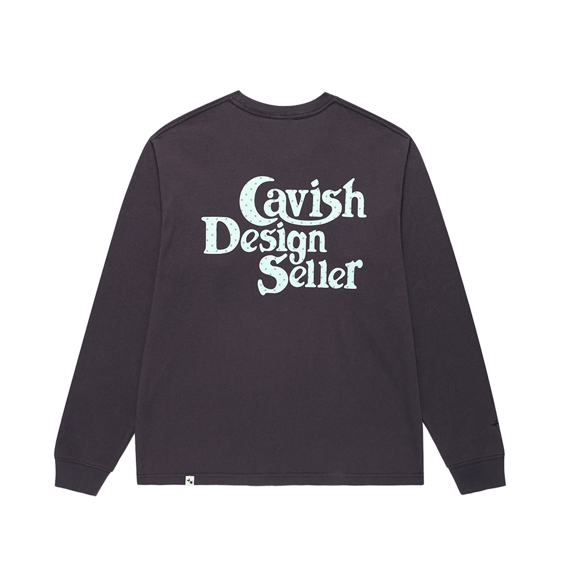 카비시 스타 셀러 로고 LS 티셔츠 다크 퍼플(CAVISH Star Seller Logo LS Tee Dark Purple) - 4