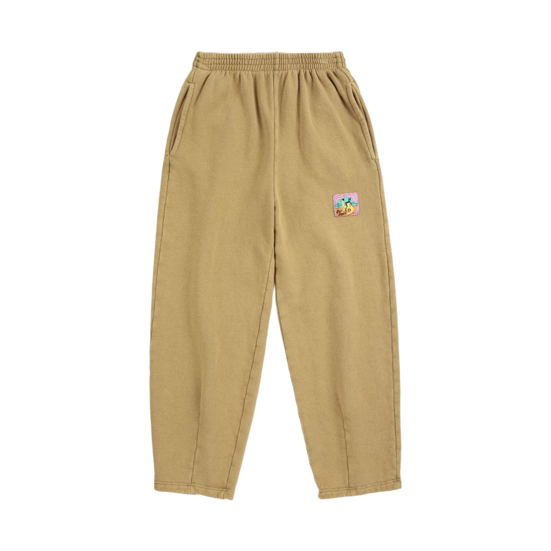 226AC063 (Kids) Bobo Choses Taxi Saurus Tag Cocoon Jogging Pants Khaki