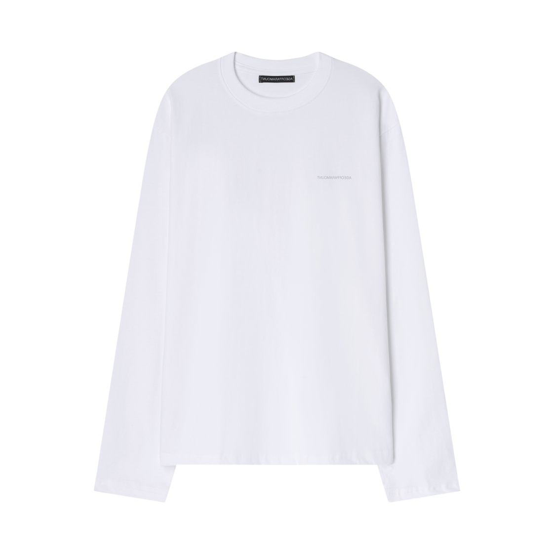AOPSS26LS04WHT AGEOFPARAMOUNT Basic Long Sleeves White