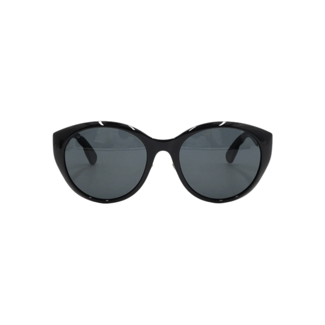 ITS9V4WNV8SP Gucci GG Logo Cat Eye Round Sunglasses Black