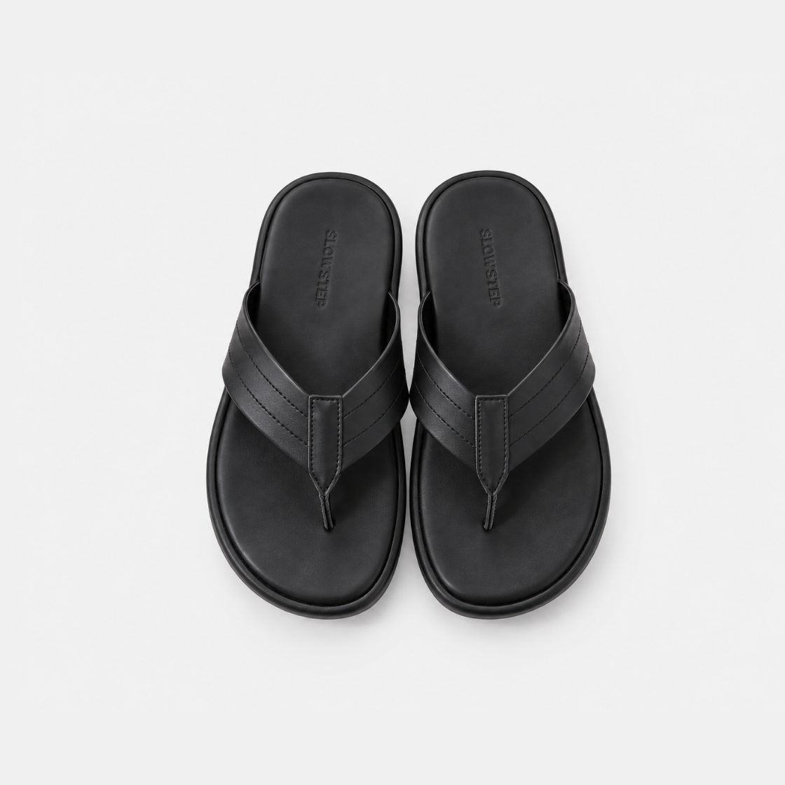 슬로우스텝 SP3333 선샤인 플립플랍 커플 쪼리 블랙(SLOWSTEP SP3333 Sunshine Flip-Flop Couple Sandals Black) - 3