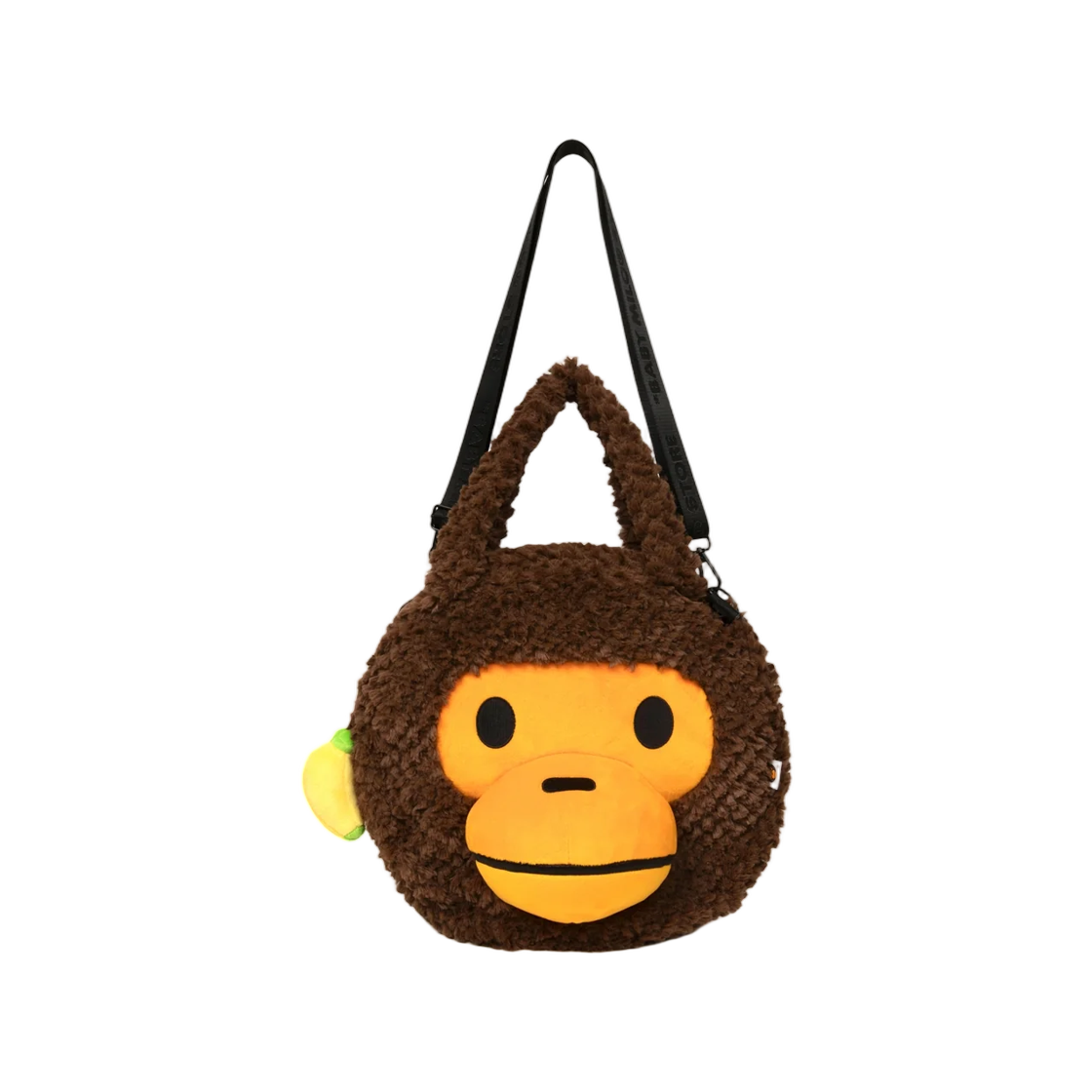 - BAPE Baby Milo Faux Fur Large Tote Bag Brown