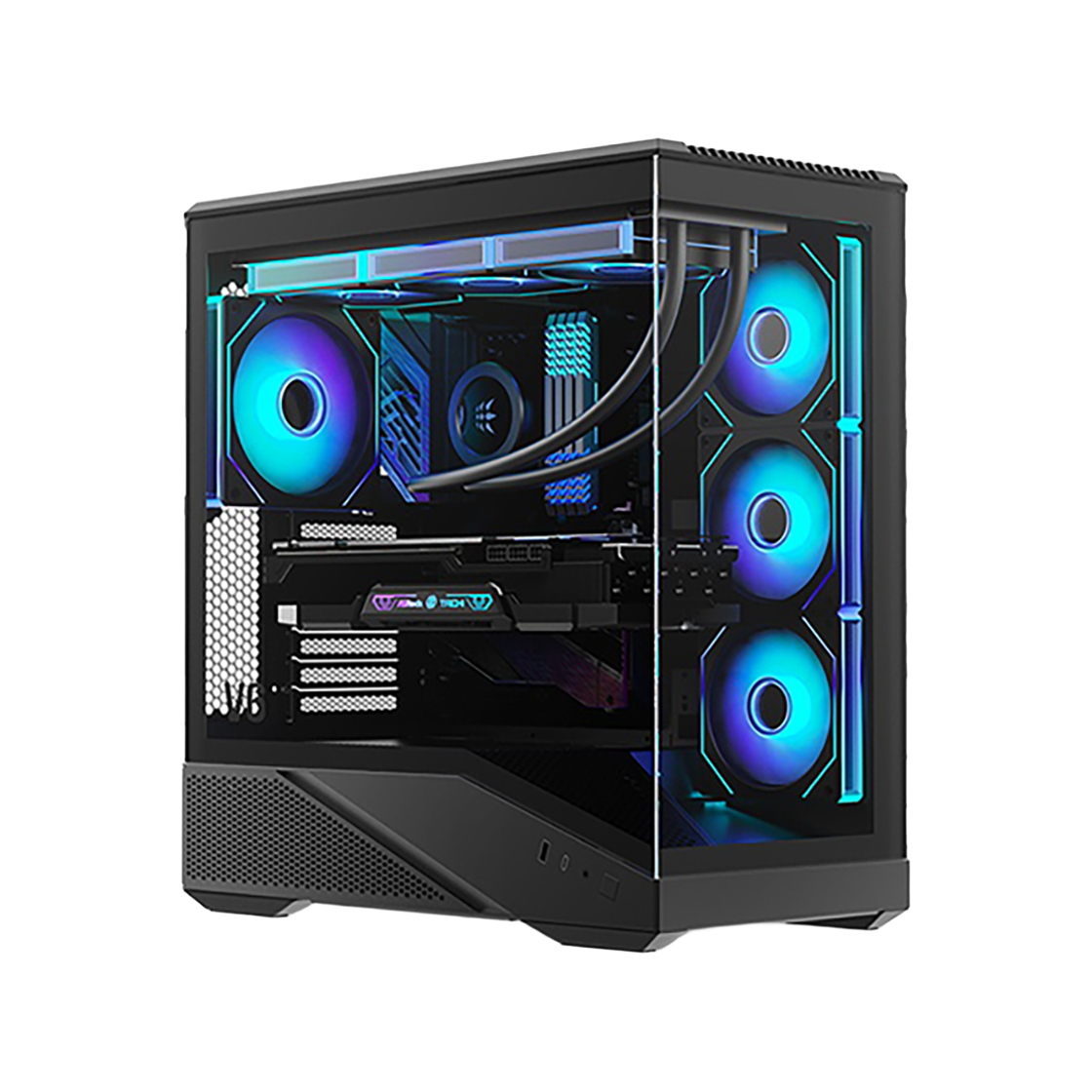 어비스 01 Comzip Abyss  01 Gaming & Creative Desktop PC (9600X / B850M(WiFi) / DDR5 32G / 1TB / RTX 5060 / Windows 11)