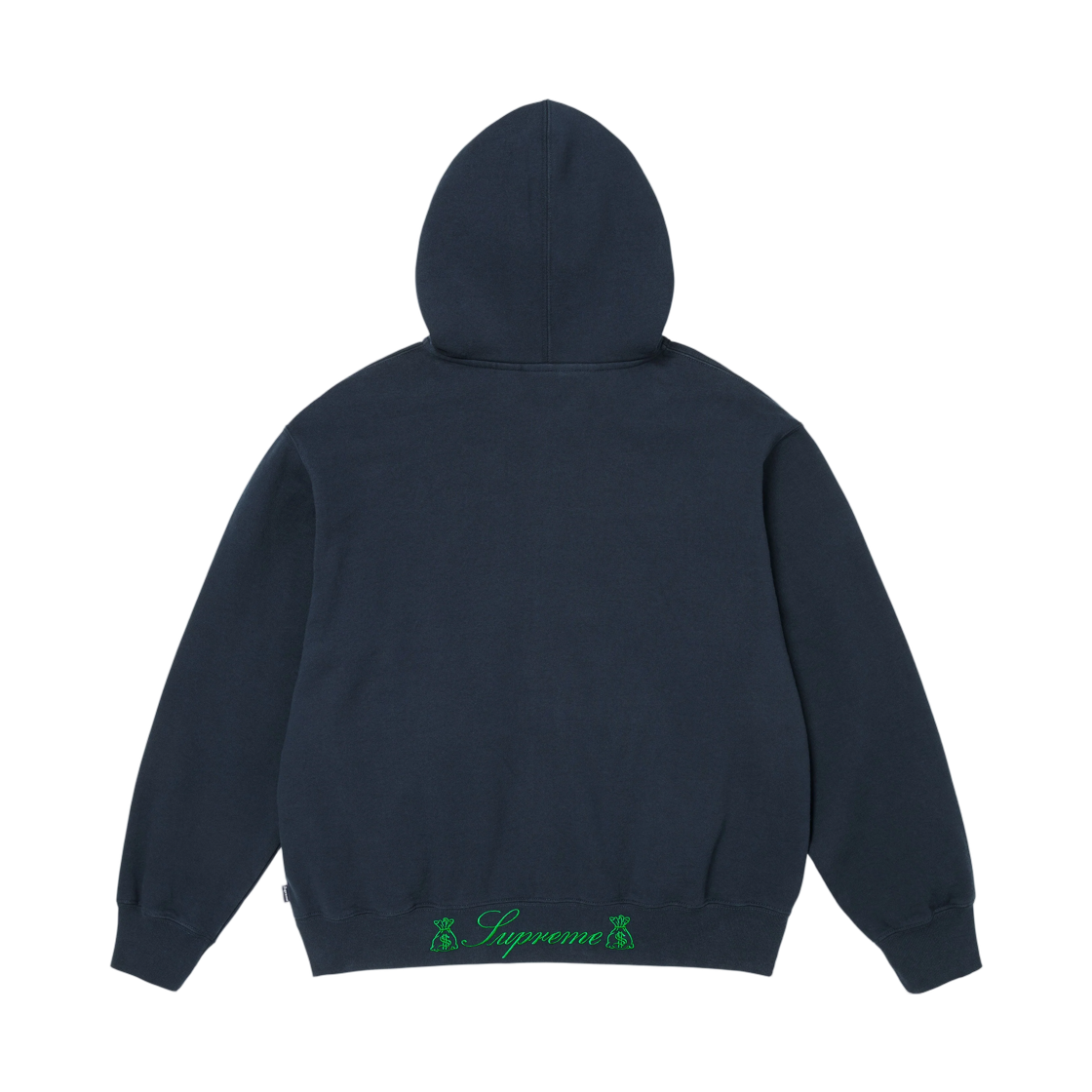 슈프림 갓 오버 머니 집업 후드 스웨트셔츠 네이비 - 26FW(Supreme God Over Money Zip Up Hooded Sweatshirt Navy - 26FW) - 3