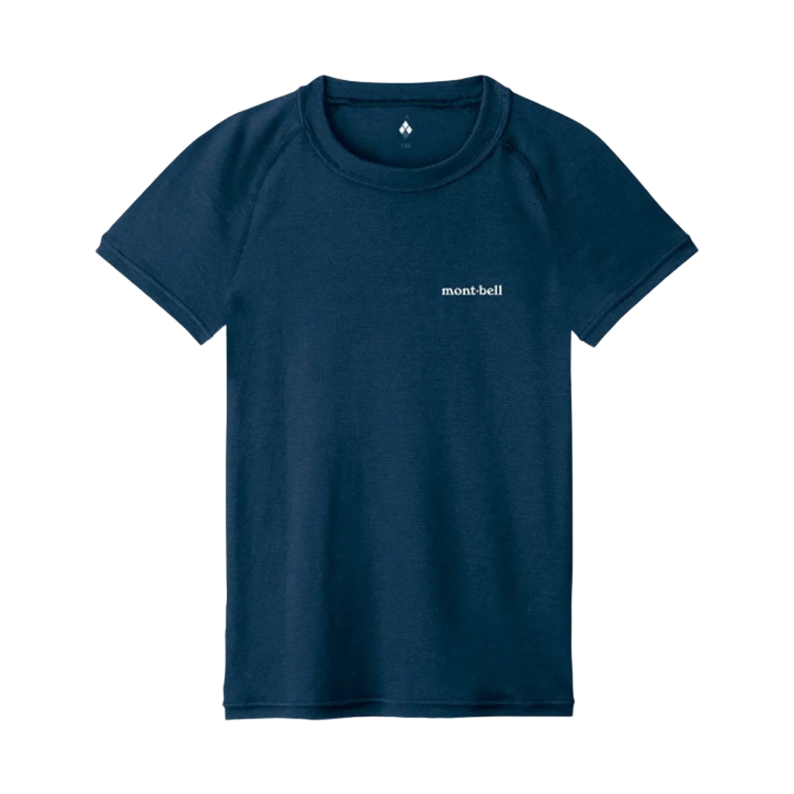 1107773 (Kids) Montbell Zeo-Line Light Weight T-Shirt Navy