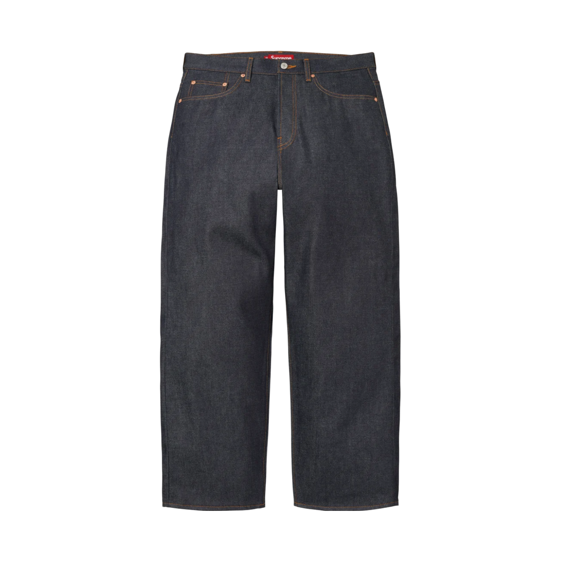 - Supreme Baggy Selvedge Jean Rigid Indigo - 26FW
