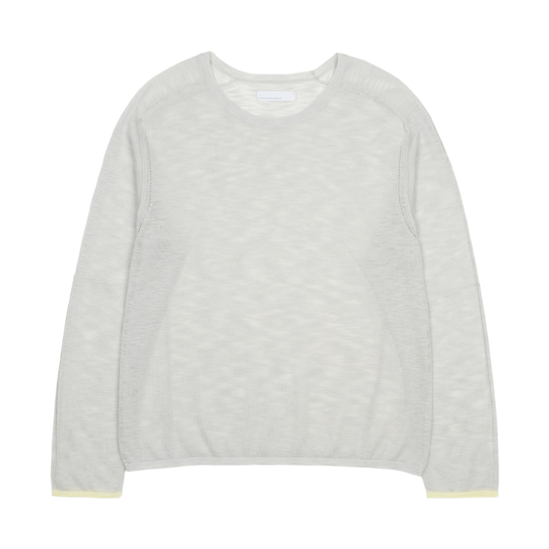 산산기어 레이어드 니트 라이트 그레이(Sansan Gear Layered Knit Light Grey)