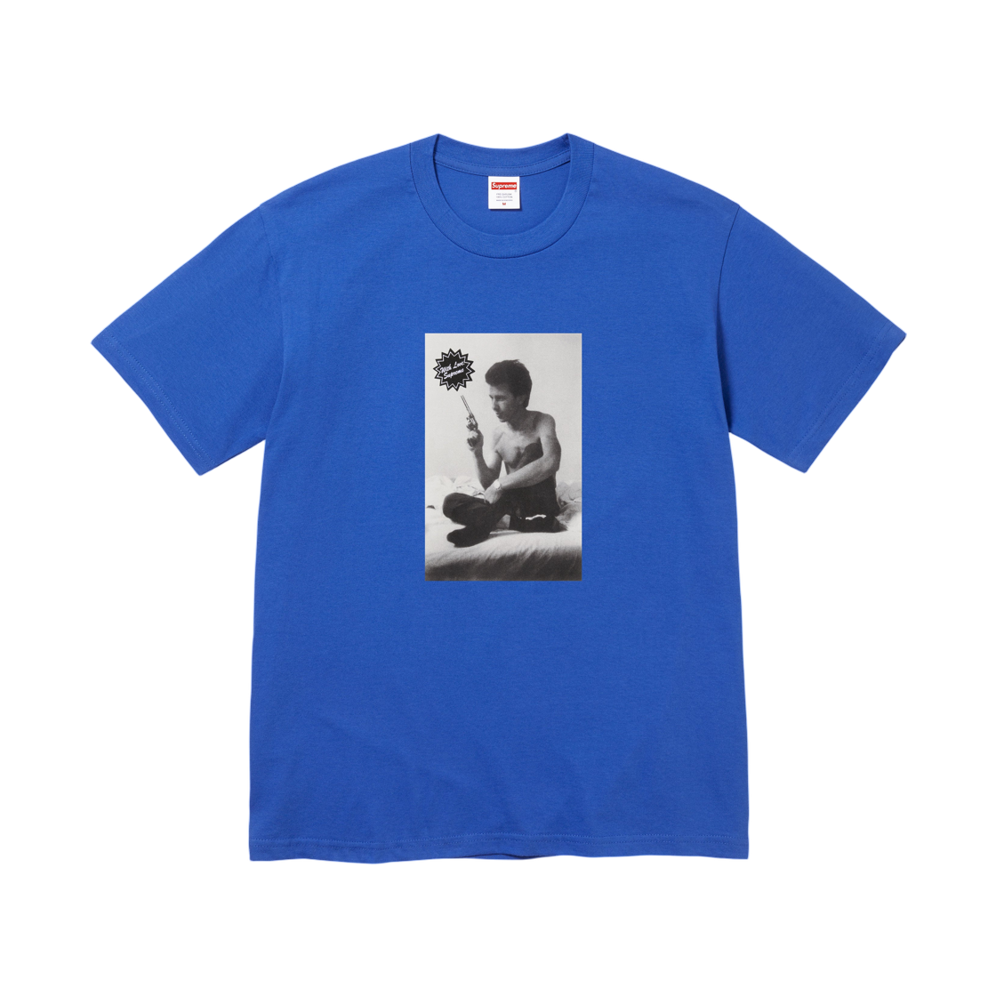 - Supreme x Larry Clark Gun T-Shirt Royal - 26FW