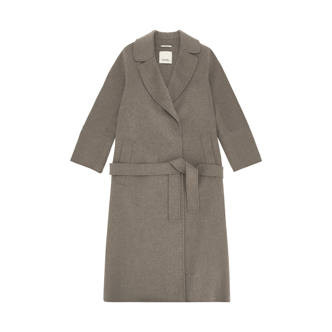 ELISA-058 (W) S Max Mara Elisa Virgin Wool Coat Medium Grey
