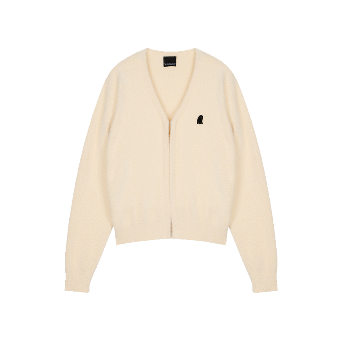 지오송지오 셈블런스 우먼 헤어리 니트 가디건 크림 ZI4KT812CR(ZIOSONGZIO SEMBLANCE WOMAN HAIRY KNIT CARDIGAN CREAM)