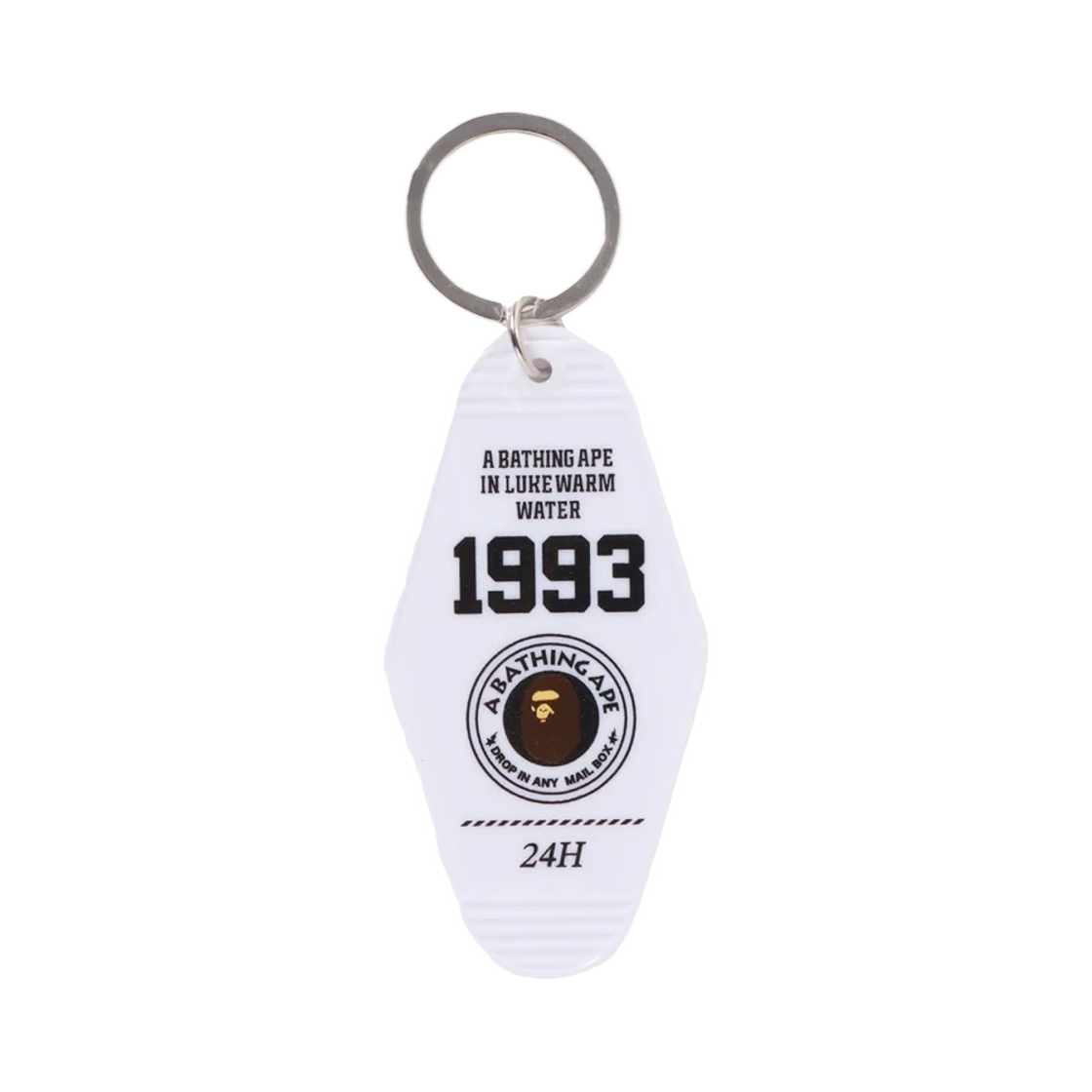 - BAPE Room Keychain White