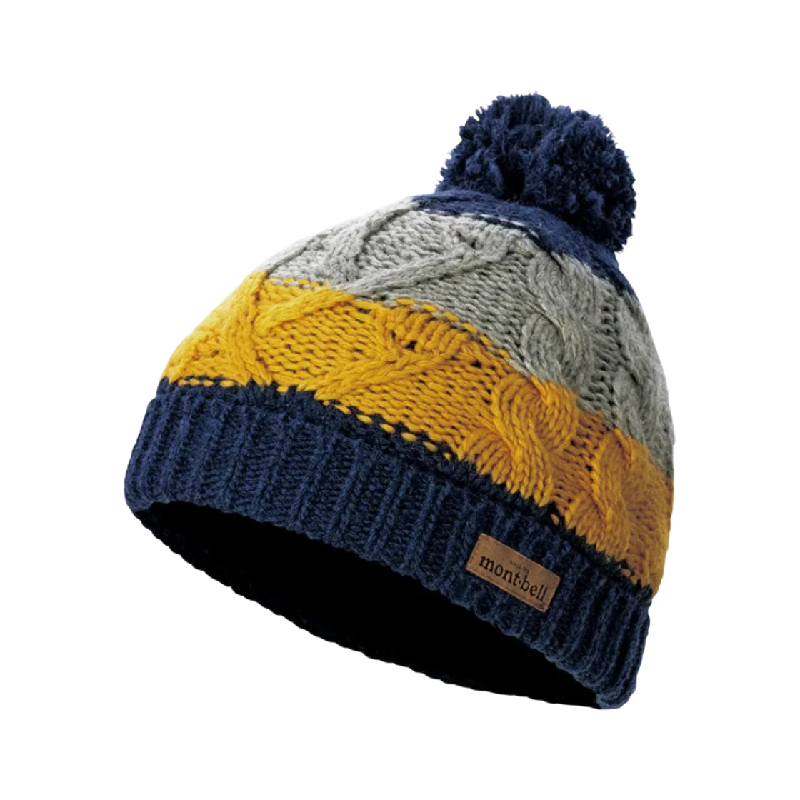 1118569 (Baby) Montbell Cable Knit Watch Cap Indigo