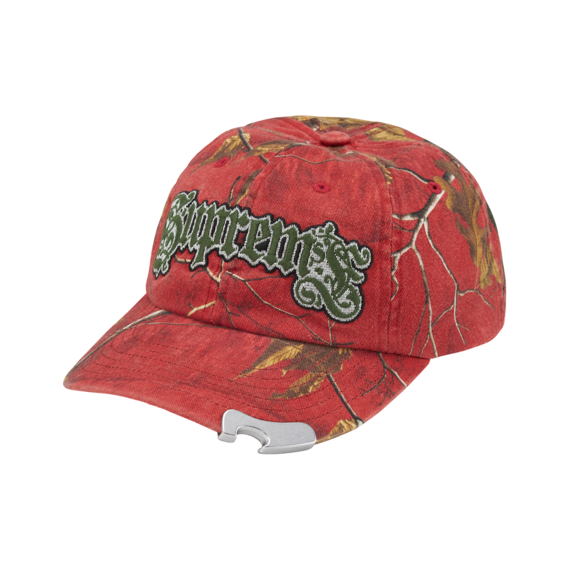 - Supreme Bottle Opener 6-Panel Realtree Xtra Red Camo - 26FW