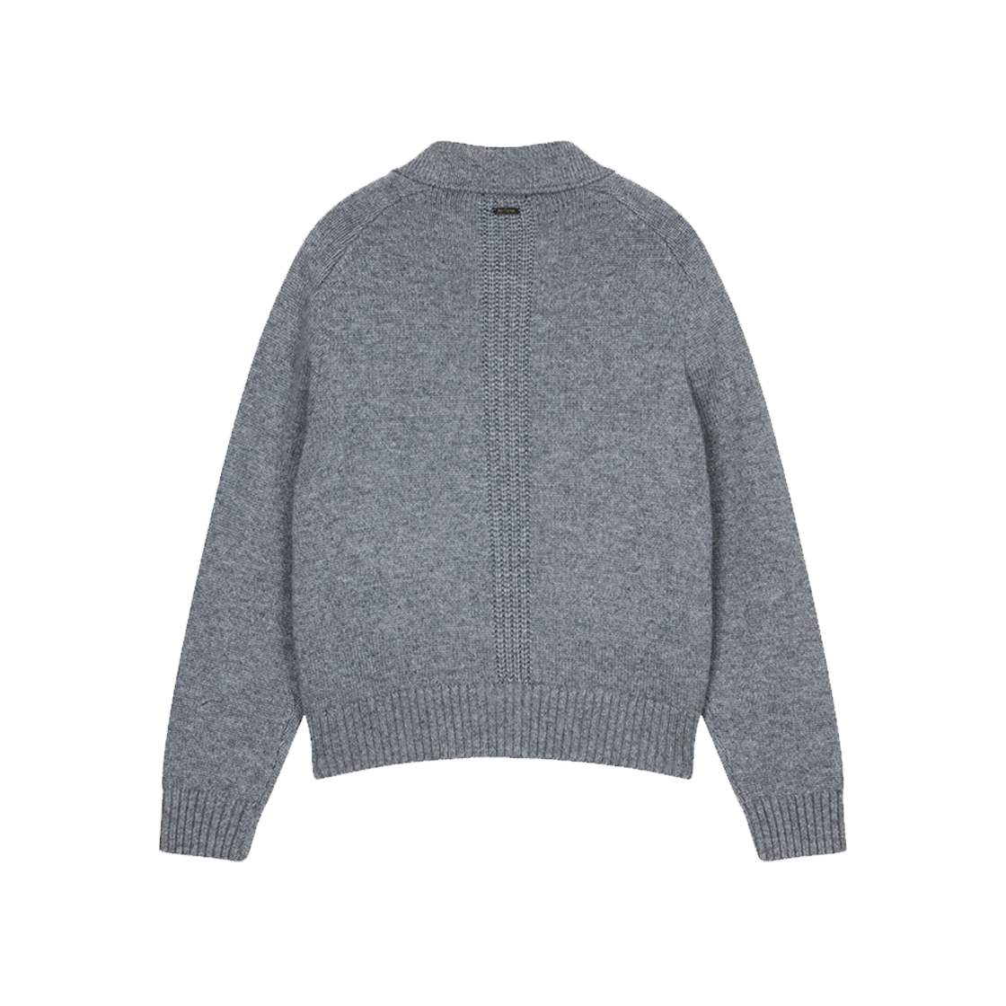 지오송지오 셈블런스 우먼 멀티 포켓 카라 가디건 멜란지그레이 ZI4KT802MG(ZIOSONGZIO SEMBLANCE WOMAN MULTI POCKET COLLARED CARDIGAN MELANGE GREY) - 2