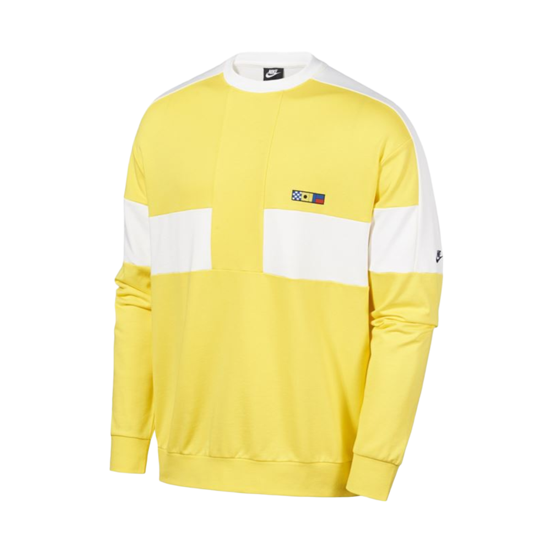 DA0373-731 Nike NSW Reissue French Terry Crewneck Sweatshirt Yellow Sail - Asia