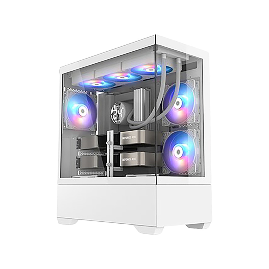 스노우 01 Boaz Snow01 High-End Gaming Desktop PC (i5-14400F / B760M / DDR4 32G / 1TB / RTX 5070 / Windows 11)