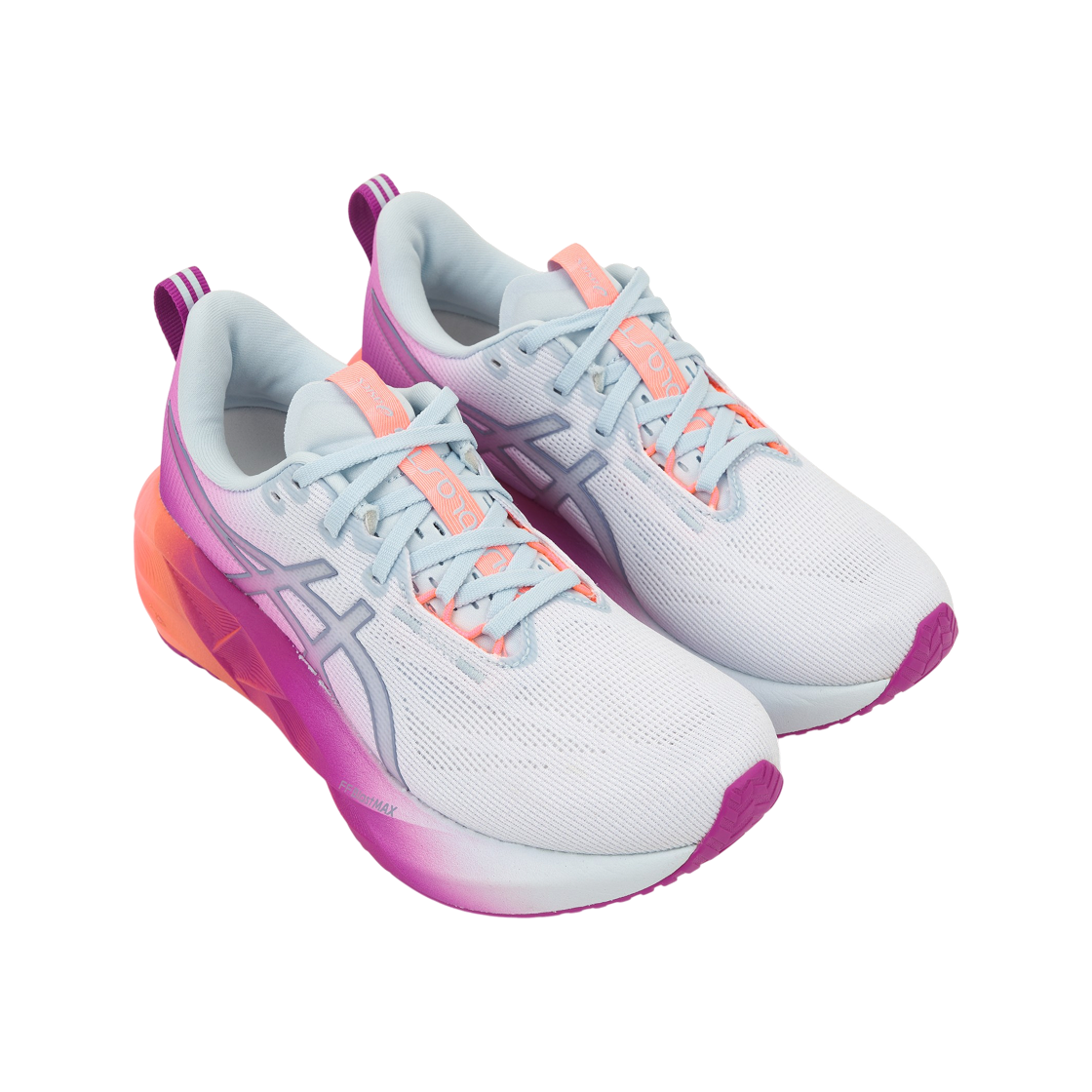 (W) 아식스 노바블라스트 5 써니시즐 스카이 디지털 사쿠라((W) Asics Novablast 5 Sunny Sizzle Sky Digital Sakura) - 4