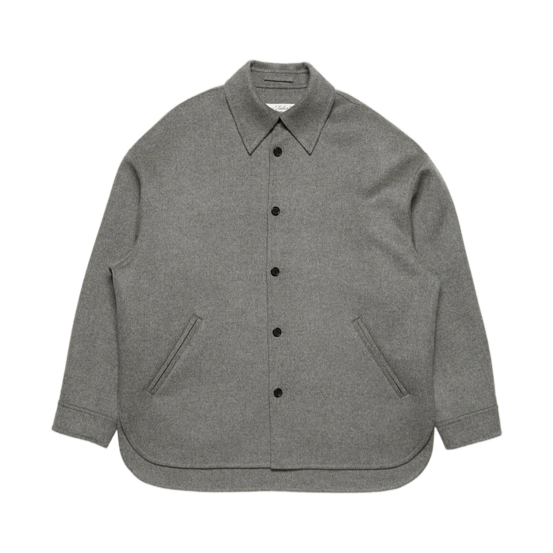 B90905-DFL Acne Studios Cashmere Blend Overshirt Vintage Grey Melange