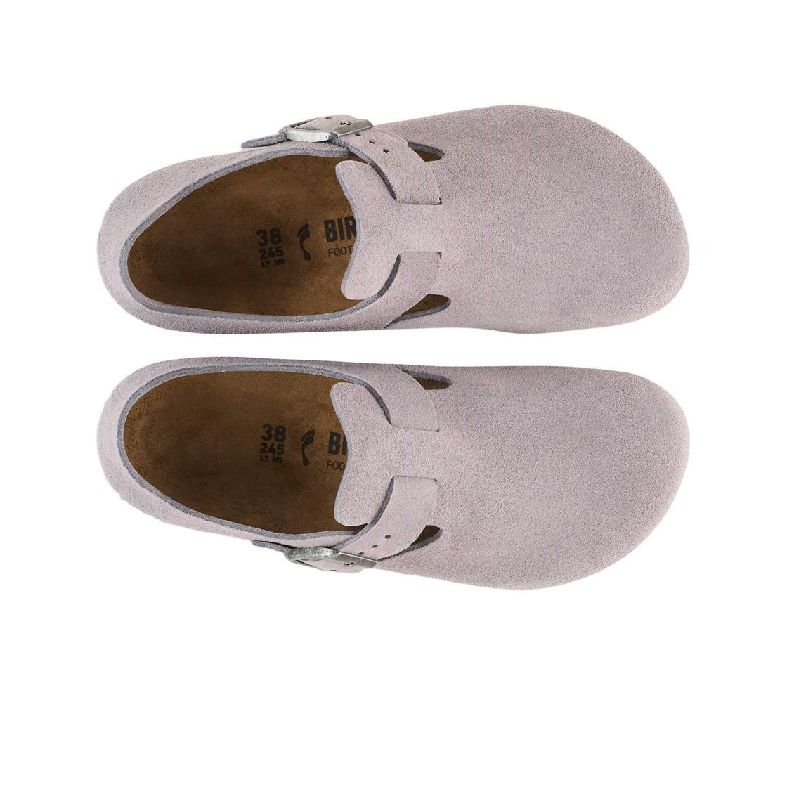 버켄스탁 런던 스웨이드 레더 라벤더 스카이 - 내로우(Birkenstock London Suede Leather Lavender Sky - Narrow) - 2