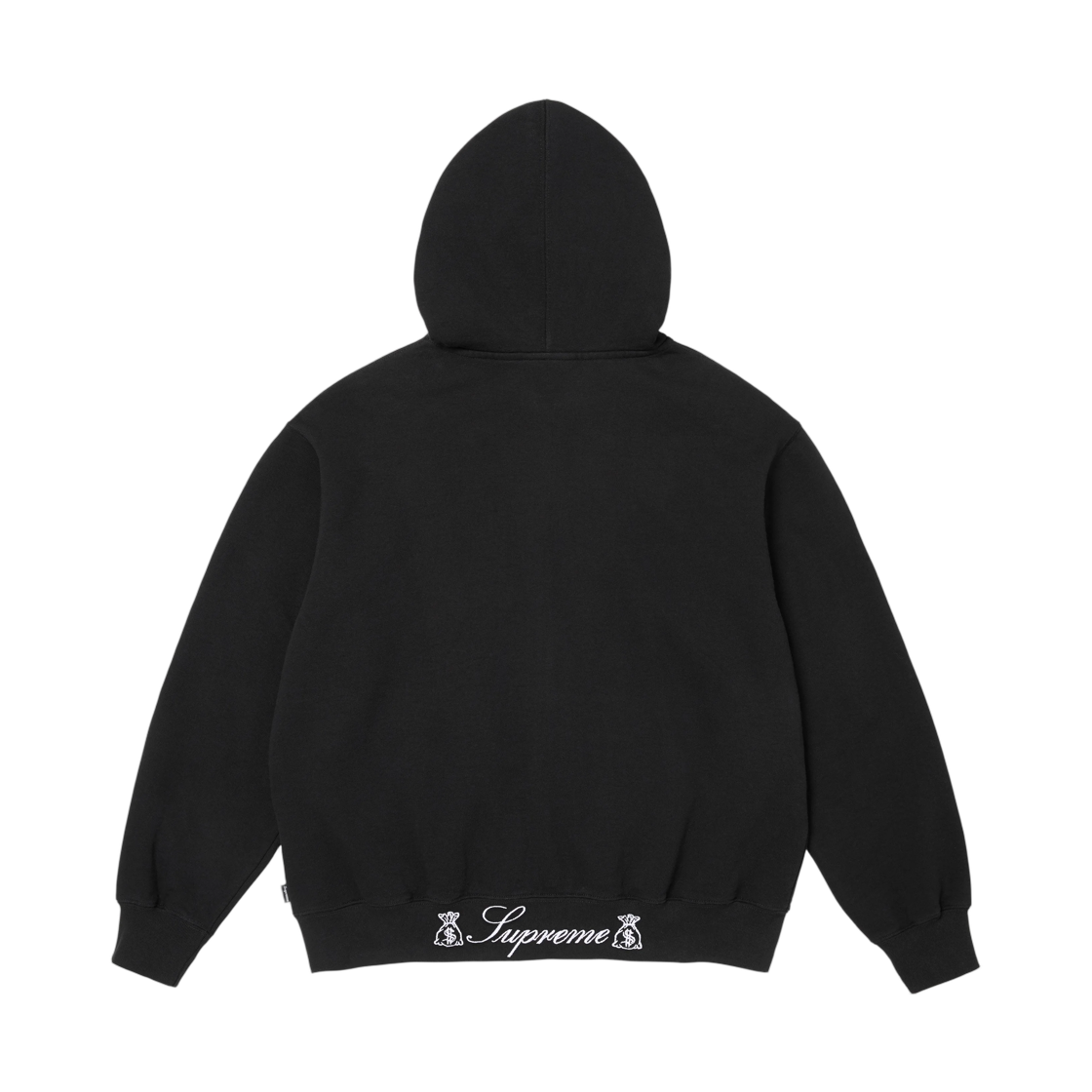 슈프림 갓 오버 머니 집업 후드 스웨트셔츠 블랙 - 26FW(Supreme God Over Money Zip Up Hooded Sweatshirt Black - 26FW) - 3